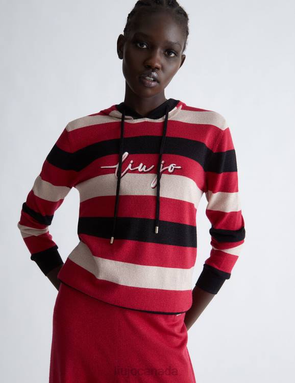 Clothing Liu Jo Eco-Friendly Striped Sweater Women F606510