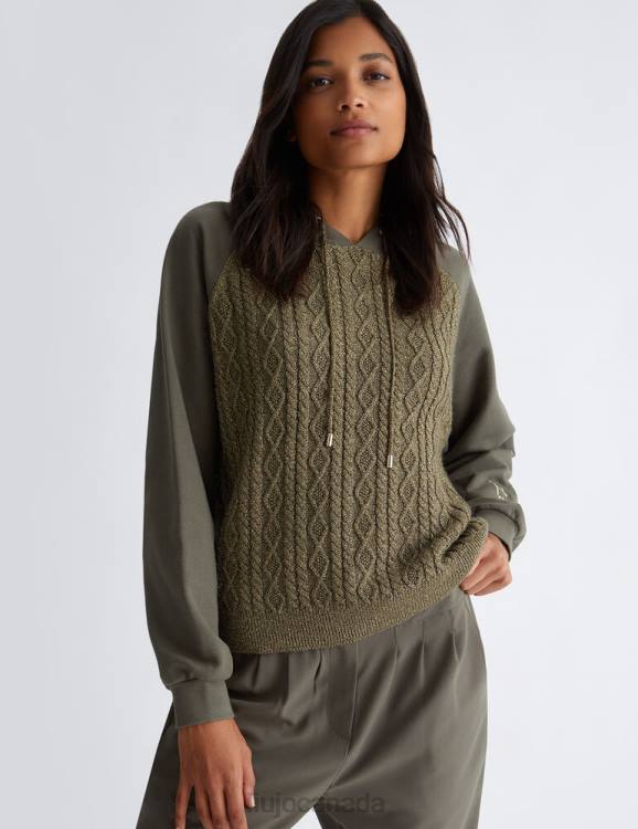 Clothing Liu Jo Hooded Lurex Sweatshirt Women F606402