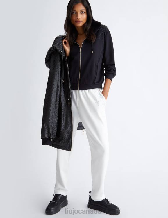 Clothing Liu Jo Hooded Sweatshirt With Gemstones Women F606233