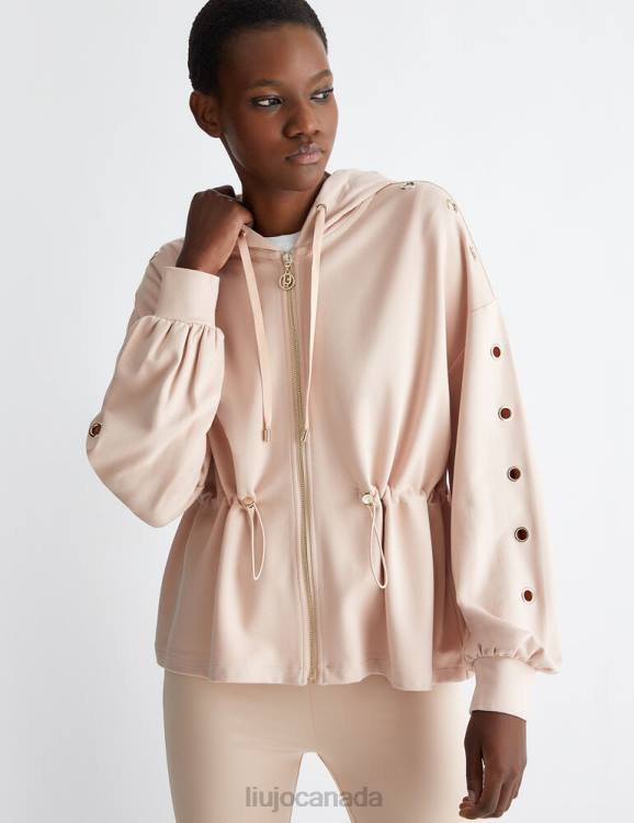 Clothing Liu Jo Hoodie With Metal Eyelets Women F606943