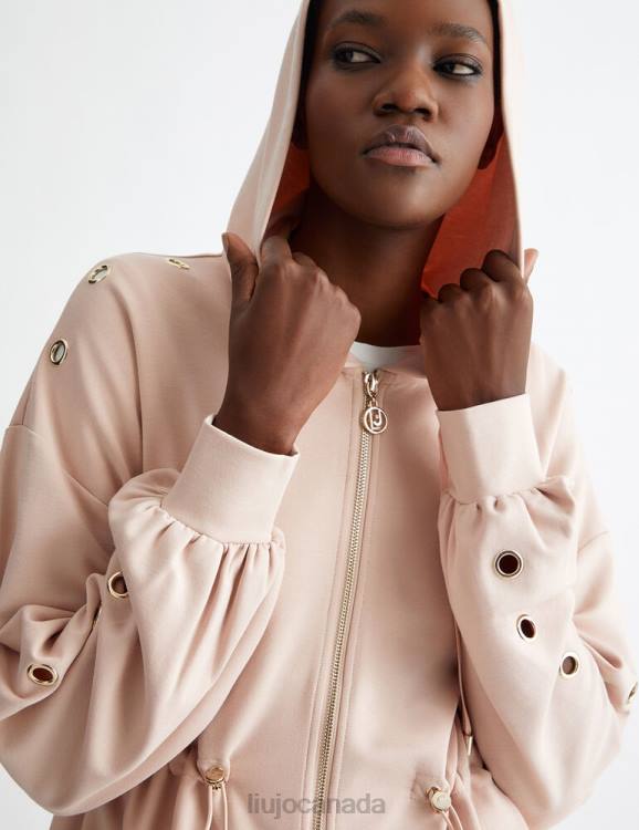 Clothing Liu Jo Hoodie With Metal Eyelets Women F606943