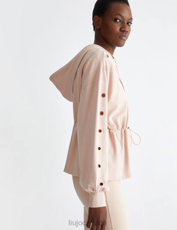 Clothing Liu Jo Hoodie With Metal Eyelets Women F606943