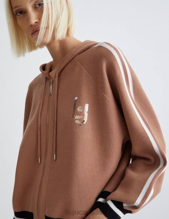 Clothing Liu Jo Sweatshirt With Hood And Zip Women F606296