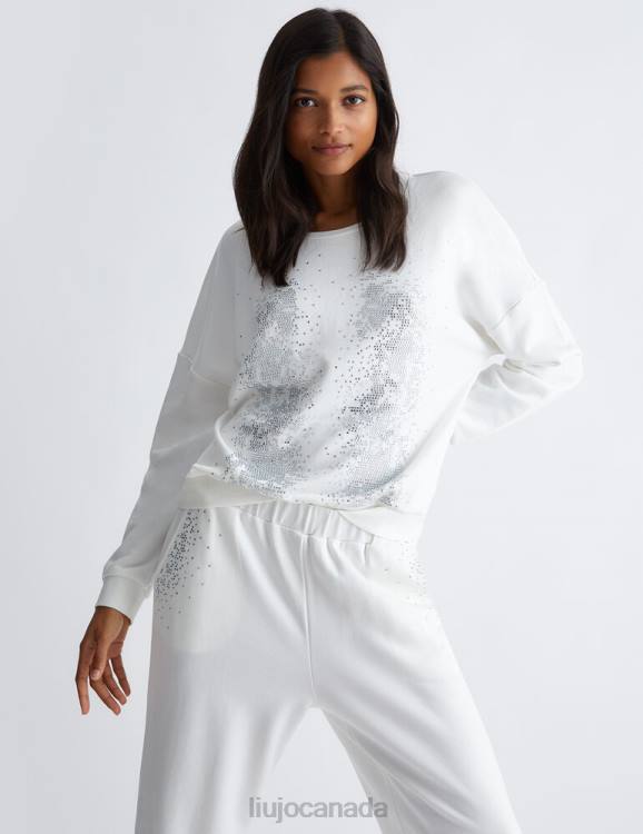 Clothing Liu Jo Sweatshirt With Rhinestones Women F606444