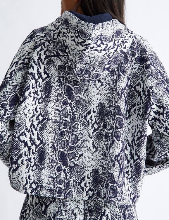 Clothing Liu Jo Sweatshirt With Snakeskin Print Women F606385