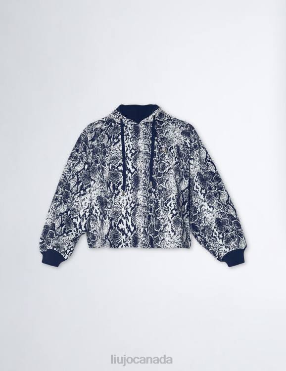 Clothing Liu Jo Sweatshirt With Snakeskin Print Women F606385