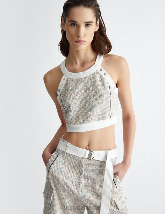 Clothing Liu Jo Boucle Top Women F606775