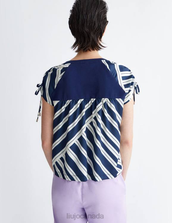 Clothing Liu Jo Printed Satin T-Shirt Women F606868