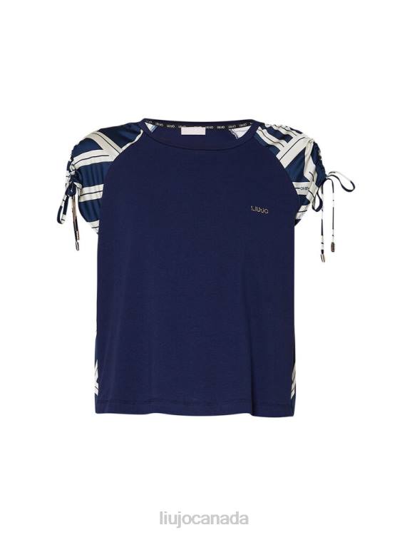 Clothing Liu Jo Printed Satin T-Shirt Women F606868