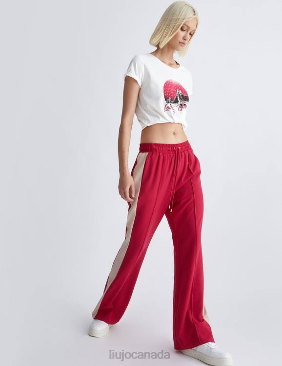 Clothing Liu Jo Printed T-Shirt With Gemstones Women F6061167