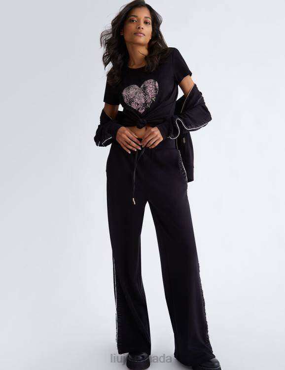 Clothing Liu Jo T-Shirt With Heart And Gemstones Women F6061047