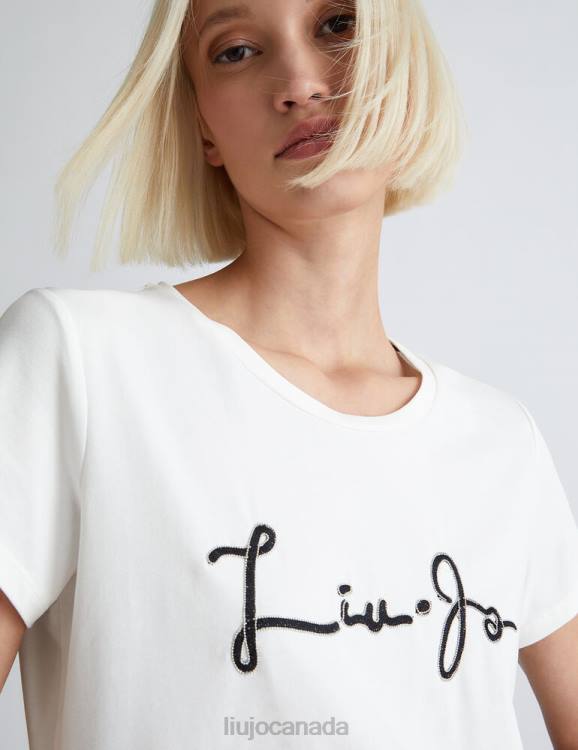 Clothing Liu Jo T-Shirt With Logo And Buttons Women F606978