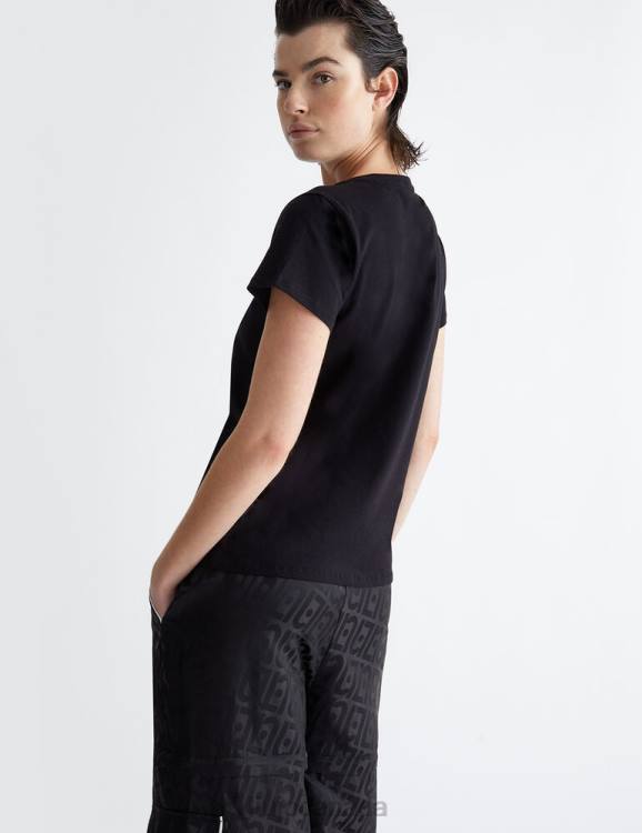 Clothing Liu Jo T-Shirt With Logo And Gemstones Women F606849