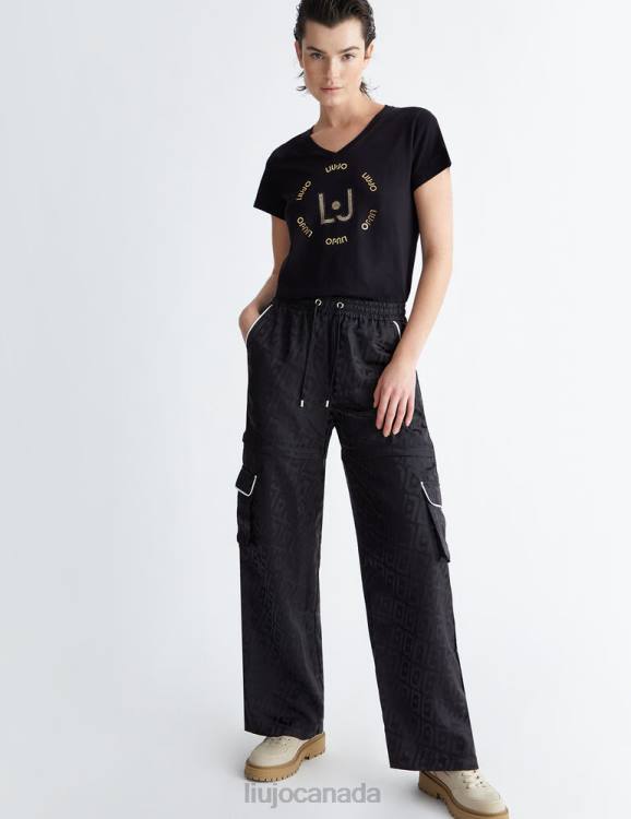 Clothing Liu Jo T-Shirt With Logo And Gemstones Women F606849