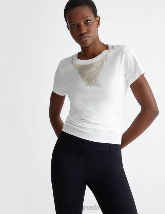 Clothing Liu Jo T-Shirt With Rhinestones Women F6061056