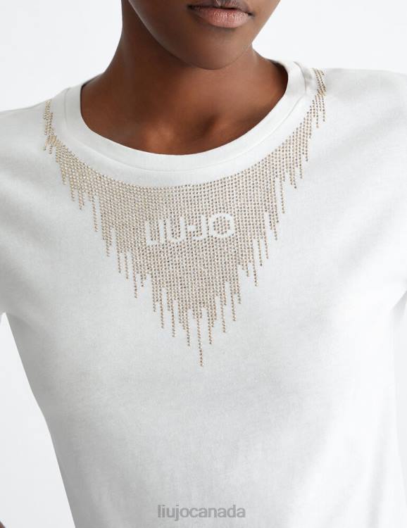Clothing Liu Jo T-Shirt With Rhinestones Women F6061056