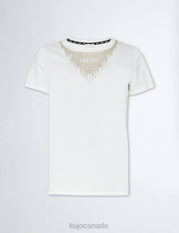 Clothing Liu Jo T-Shirt With Rhinestones Women F6061056