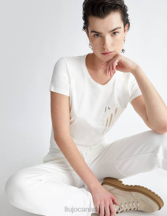 Clothing Liu Jo T-Shirt With Rhinestones Women F606647