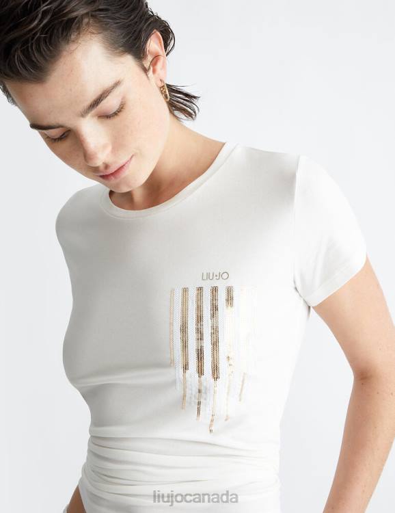 Clothing Liu Jo T-Shirt With Rhinestones Women F606647