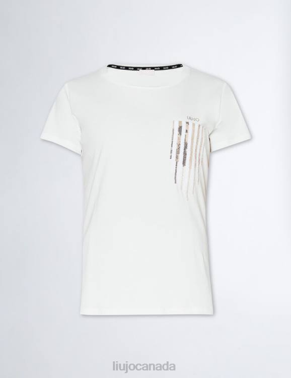 Clothing Liu Jo T-Shirt With Rhinestones Women F606647