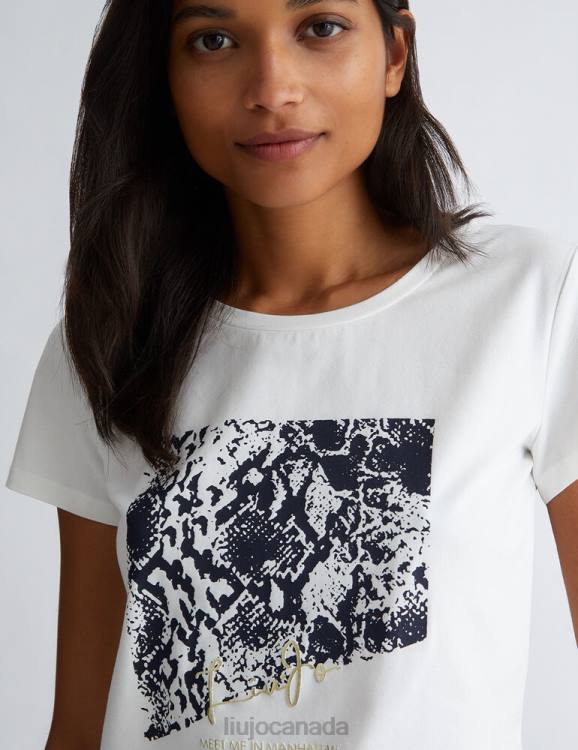 Clothing Liu Jo T-Shirt With Snakeskin Print Women F606977