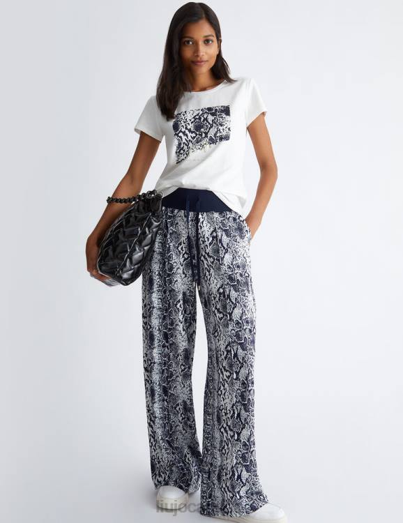 Clothing Liu Jo T-Shirt With Snakeskin Print Women F606977