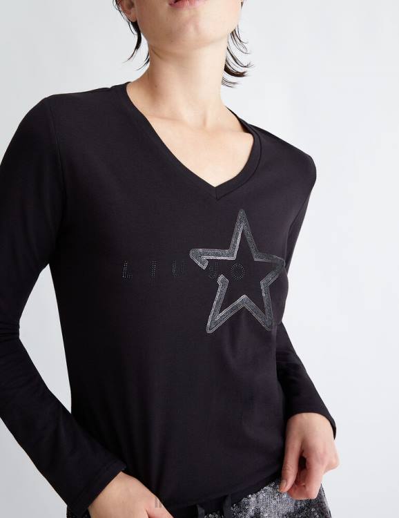 Clothing Liu Jo T-Shirt With Star And Logo Women F6061100