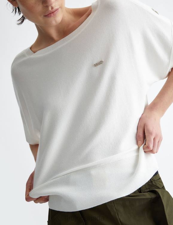 Clothing Liu Jo Top With Metallic Eyelets Women F6061008