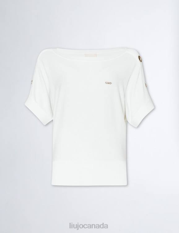 Clothing Liu Jo Top With Metallic Eyelets Women F6061008