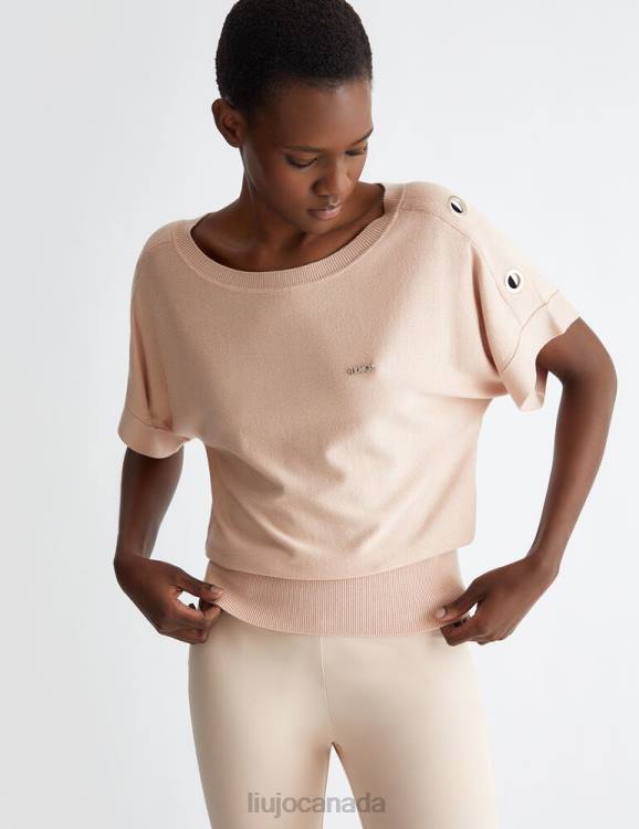 Clothing Liu Jo Top With Metallic Eyelets Women F6061009