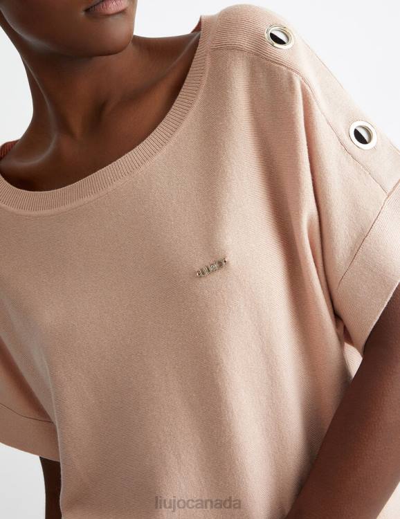 Clothing Liu Jo Top With Metallic Eyelets Women F6061009