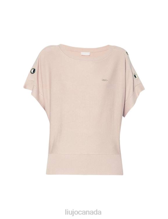 Clothing Liu Jo Top With Metallic Eyelets Women F6061009